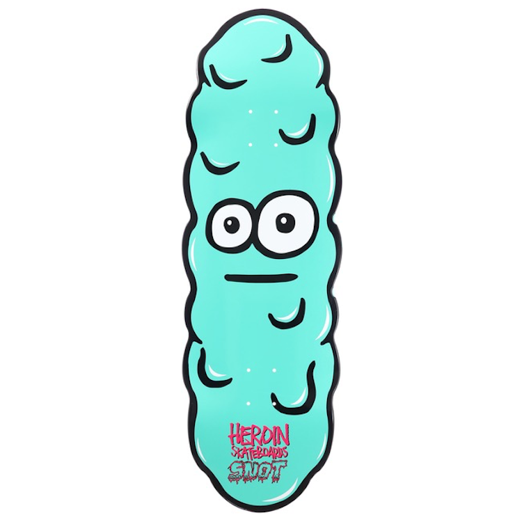 Heroin Skateboards X Snot Wheel Co Skateboard Deck 10.0