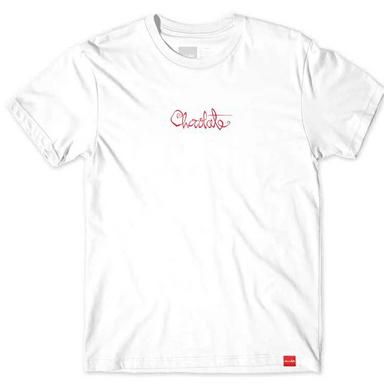 Chocolate Skateboards 94 Script S/S T-Shirt White