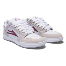 Lakai x Chocolate Telford Low White/Red Shoes