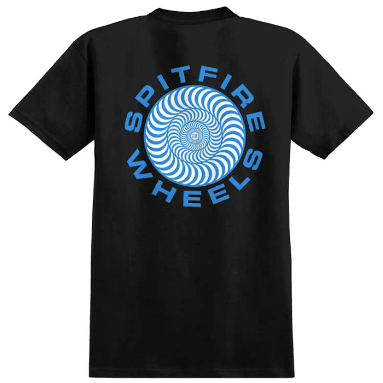 Spitfire Wheels Classic 87 Swirl T-Shirt Black/White