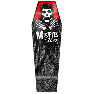 Zero Skateboards Zero x Misfits ‘Fiend' Coffin Shaped Skateboard Deck 10.5