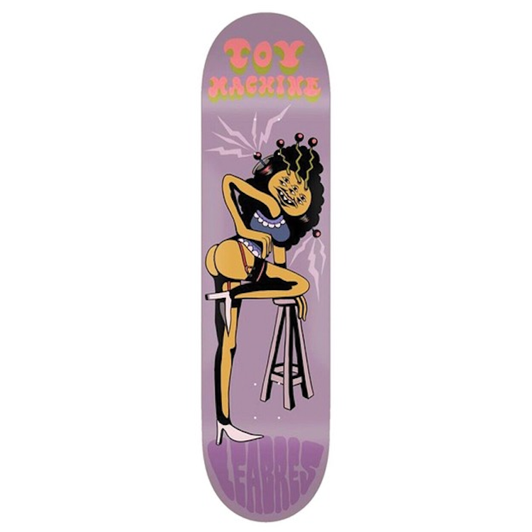 Toy Machine Jeremy Leabres Stevie Gee Skateboard Deck 8.25