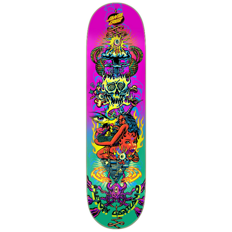Santa Cruz David Gartland Sweet Dreams Pro Skateboard Deck 8.28