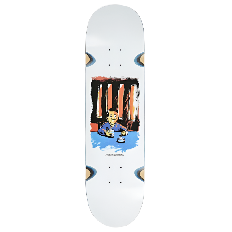 Polar Skate Co Aaron Herrington Chain Smoker 2.0 WHEEL WELL Skateboard Deck 8.5