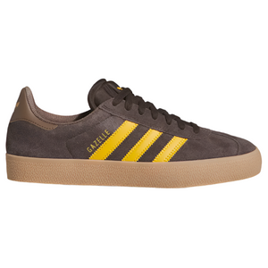 Adidas Skateboarding Gazelle ADV Dark Brown/Preloved Yellow/Earth Strata Shoes