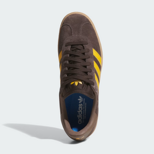 Adidas Skateboarding Gazelle ADV Dark Brown/Preloved Yellow/Earth Strata Shoes