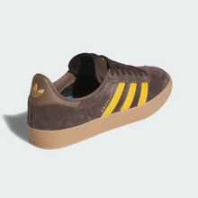 Adidas Skateboarding Gazelle ADV Dark Brown/Preloved Yellow/Earth Strata Shoes