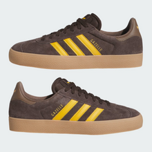 Adidas Skateboarding Gazelle ADV Dark Brown/Preloved Yellow/Earth Strata Shoes