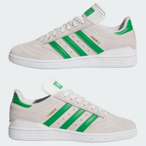 Adidas Skateboarding Busenitz Crystal White/Crystal White/Gold Metallic Shoes