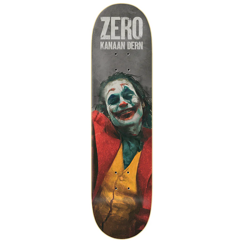 Zero Skateboards Kanaan Dern Joker Skateboard Deck 8.25