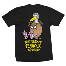 Heroin Skateboards x 30 Years Of Flavour T-Shirt Black