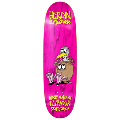 Heroin Skateboards x 30 Years of Flavour Egg Skateboard Deck 8.75