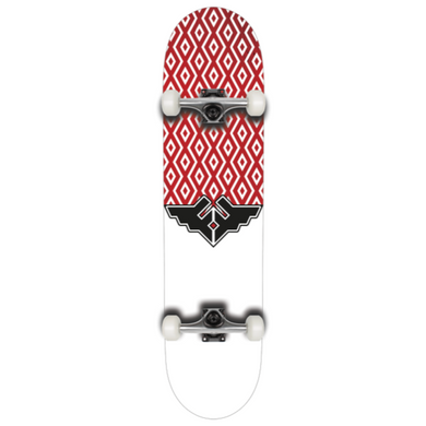 Fracture Skateboards Wings V5 Red Complete Skateboard 7.75