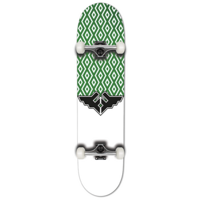 Fracture Skateboards Wings V5 Green Complete Skateboard 7.75