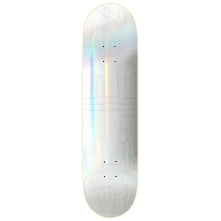 Zero Skateboards Dane Burman Bold Iridescent Skateboard Deck 8.5