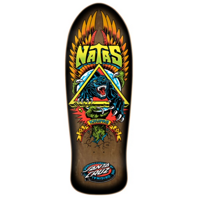 Santa Cruz Reissue Natas Panther Black/Brown Skateboard Deck 10.538