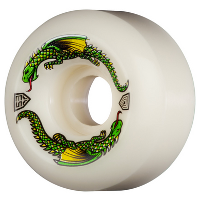 Powell Peralta Dragon Formula Green Dragon Skateboard Wheels 93a 53x33mm