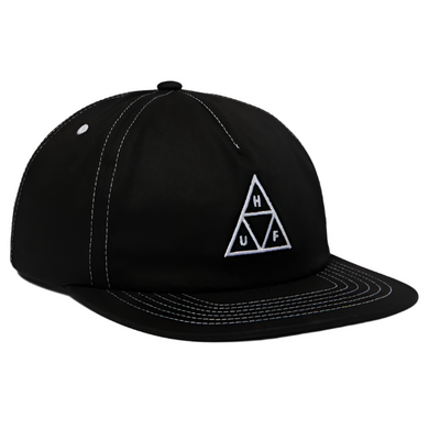 HUF Triple Triangle Snapback Cap Black/White