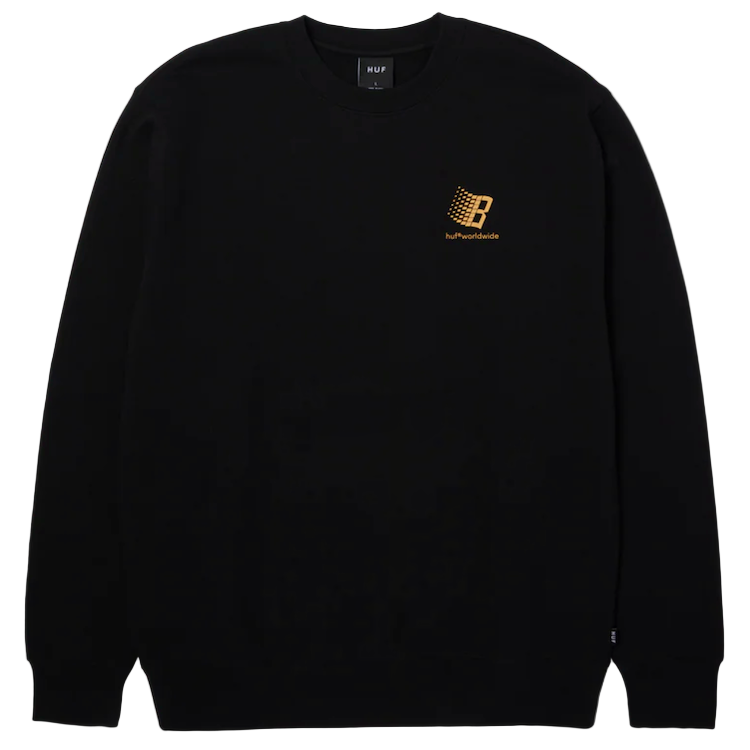 HUF X Bronze Crewneck Sweatshirt Black