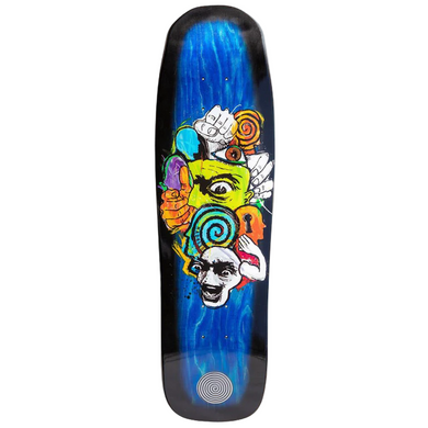 Madness Skateboards Fit Blunt R7 Blue Skateboard Deck 8.64''