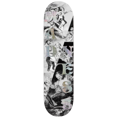 Madness Skateboards Split Overlap R7 Holographic Swirls Skateboard Deck 8