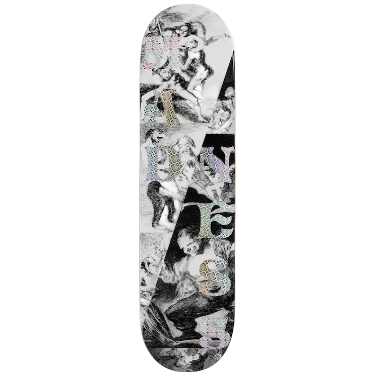 Madness Skateboards Split Overlap R7 Holographic Swirls Skateboard Deck 8