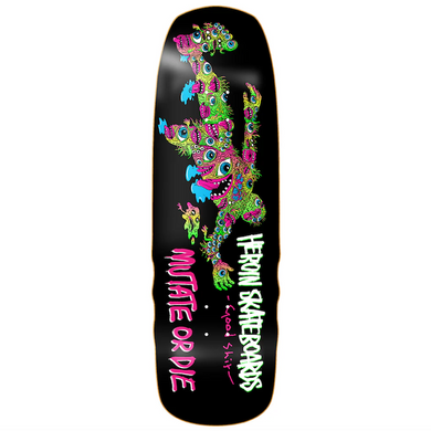 Heroin Skateboards Good Shit Mutated Skateboard Deck 9.75