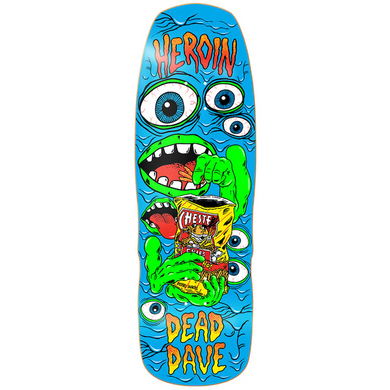Heroin Skateboards Dead Dave Mutate Or Die Skateboard Deck 10.1