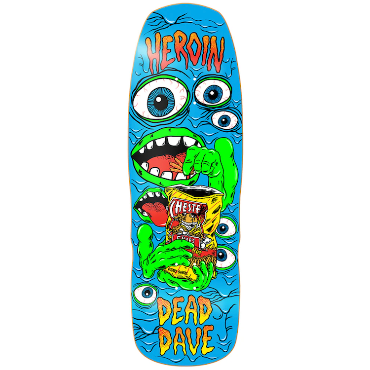 Heroin Skateboards Dead Dave Mutate Or Die Skateboard Deck 10.1