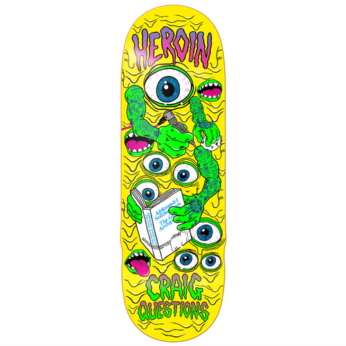 Heroin Skateboards Craig Questions Mutate Or Die Skateboard Deck 10