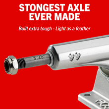Ace Trucks AF-1 44 Inverted Polished Hollowed Skateboard Trucks