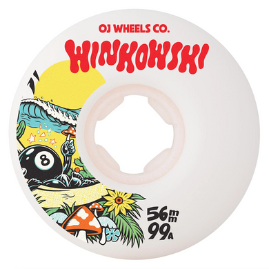 OJ Wheels Erick Winkowski Mushroom Elite Mini Combo Skateboard Wheels 99a 56mm