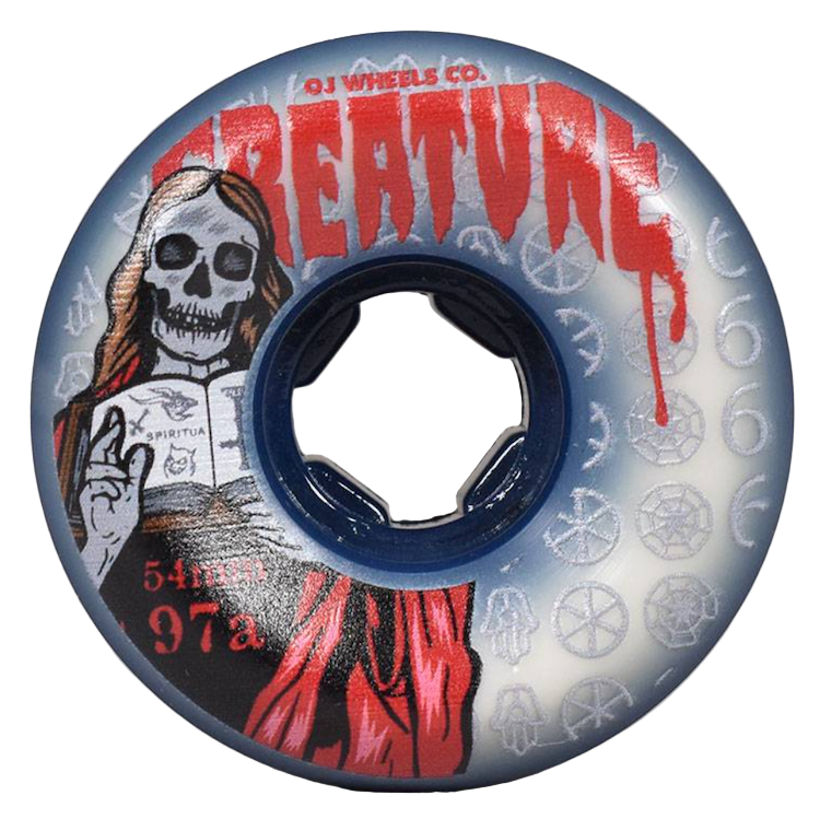OJ Wheels x Creature Book Of OJ Bloodsuckers Skateboard Wheels 97a 54mm