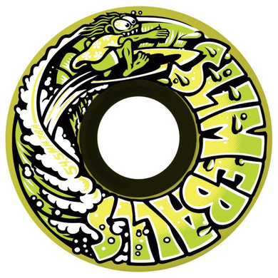 Slime Ball Wheels Slime Surfer Mini OG Yellow Skateboard Wheels 78a 54.5mm