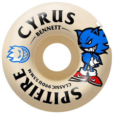 Spitfire Wheels Formula Four Classics Cyrus Bennett Burn Squad Skateboard Wheels 99a 53mm