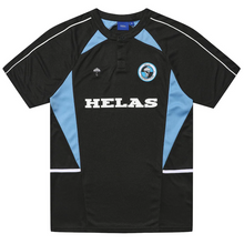Helas Dolphin Football Polo T-Shirt Black/Blue