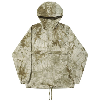Helas Tie Camo Quarter Zip Jacket Beige