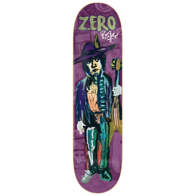 Zero Skateboards x Bam Margera Music Man Skateboard Deck 8.5