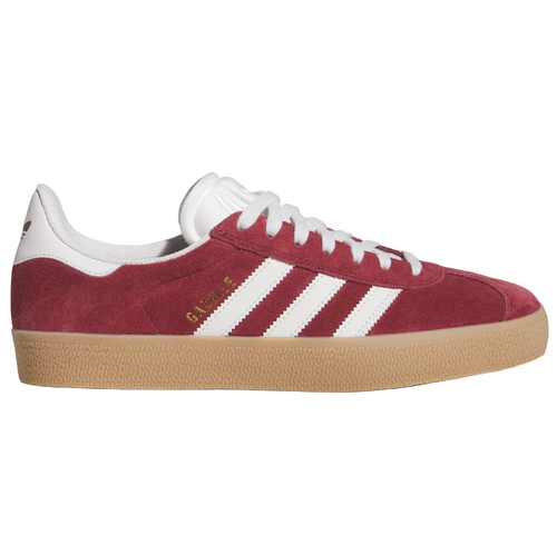 Adidas Skateboarding Gazelle ADV Shadow Red/Crystal White/Gold Metallic Shoes