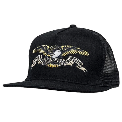 Anti Hero Basic Eagle Black Trucker Snapback Cap