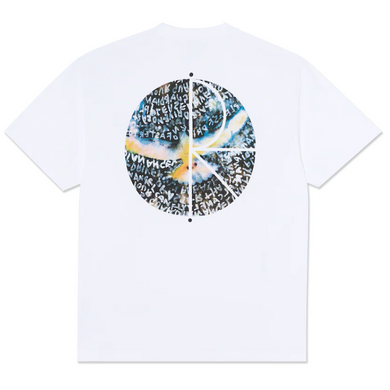 Polar Skate Co Searching For Peace Fill Logo T-Shirt White