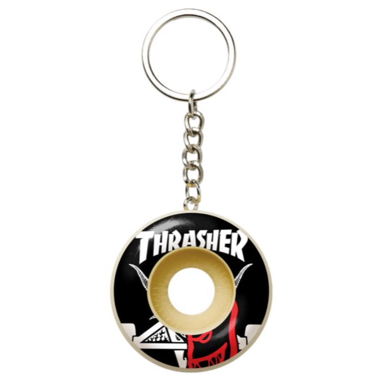 Spitfire Wheels X Thrasher Key Chain Keyring Wheel