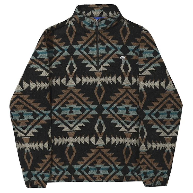 Helas Tradi Quater Zip Jacket Multicolour