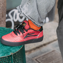 Lakai Cambridge Jumpei Red Leather Shoes