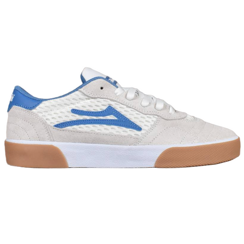 Lakai Cambridge White/Blue/Gum Suede Shoes