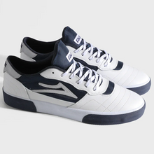 Lakai Cambridge White/Navy/Reflective Leather Shoes
