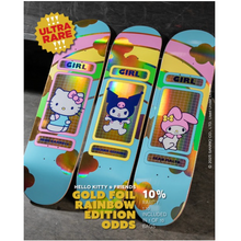 Girl Skateboards Mike Carroll Hello Kitty & Friend's Rainbow Blind Bag Skateboard Deck 8.5"