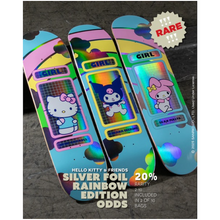 Girl Skateboards Mike Carroll Hello Kitty & Friend's Rainbow Blind Bag Skateboard Deck 8.5"