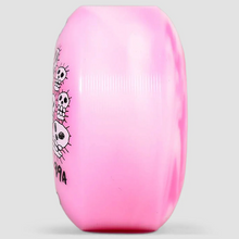 Snot Wheel Co Franky Villanis Skulls Classic Pink Swirl Skateboard Wheels 99a 53mm