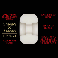 Powell Peralta Dragon Formula Red Dragon V4 Skateboard Wheels 93a 54x34mm